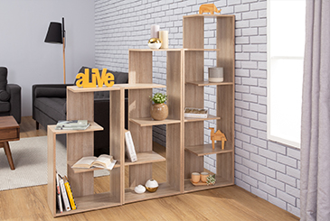 Divider and Shelf