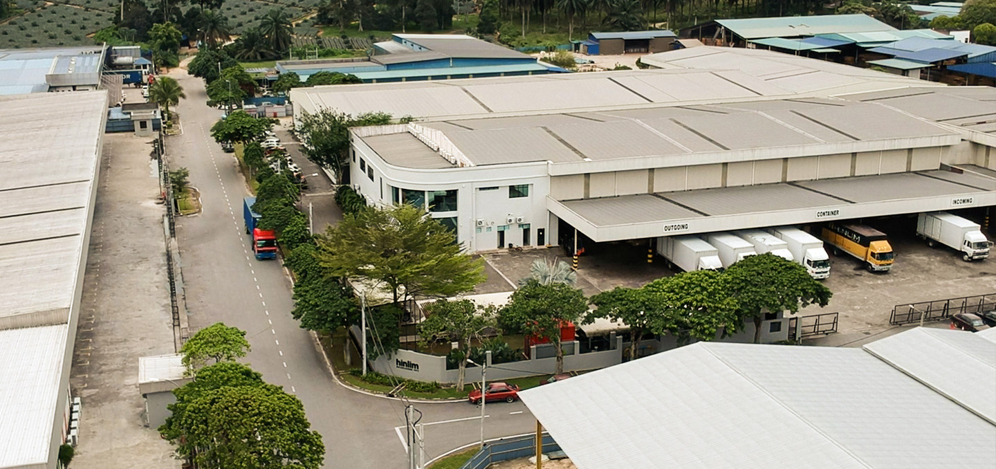 The exterior building of a furniture manufacturer and distributor Malaysia.